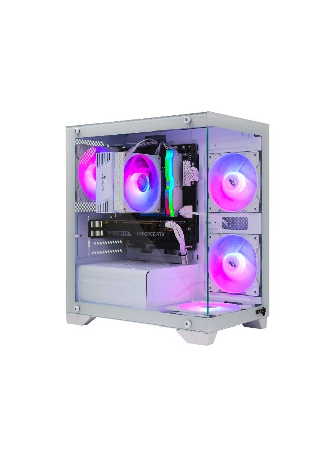 Spear Pc Gaming PC With Intel Core i5-14400F Processor/32GB RAM DDR5/1TB SSD/8GB Nvidia GeForce RTX 5050 Graphics/Windows 11 Pro/ White - Image 1