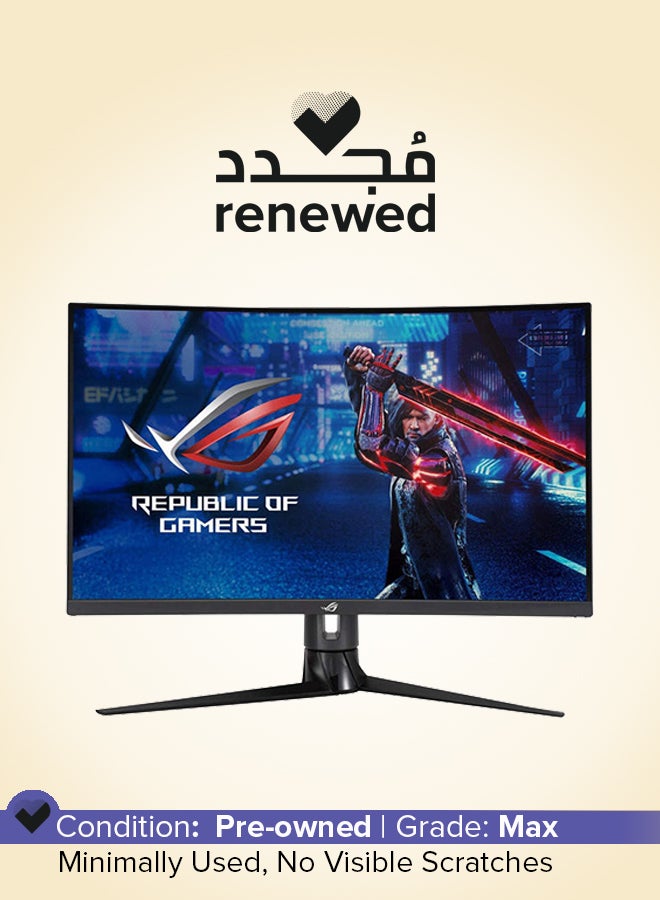 أسوس Renewed - 31.5 inch ROG Strix XG32VC Gaming Monitor WQHD (2560 x 1440), 170Hz* (Above 144Hz), 1ms MPRT, Extreme Low Motion Blur Sync, 125% sRGB, FreeSync Premium Pro, DisplayHDR™ 400 black - Image 1