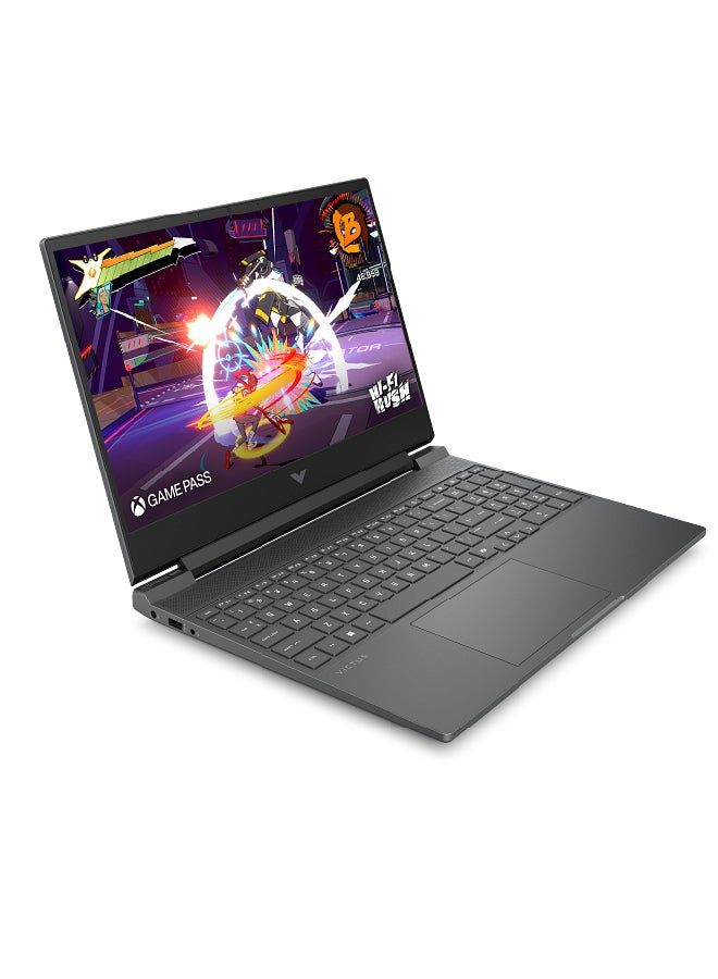 HP Victus 15-fa2001nx Gaming Laptop With 15.6 Inch Full HD (1920X1080) Display, Core i7-13620H Processor/ 24GB RAM DDR5/1TB SSD/8GB NVIDIA GeForce RTX 5060 Graphics/DOS(Without Windows)/ English/Arabic Grey - Image 2