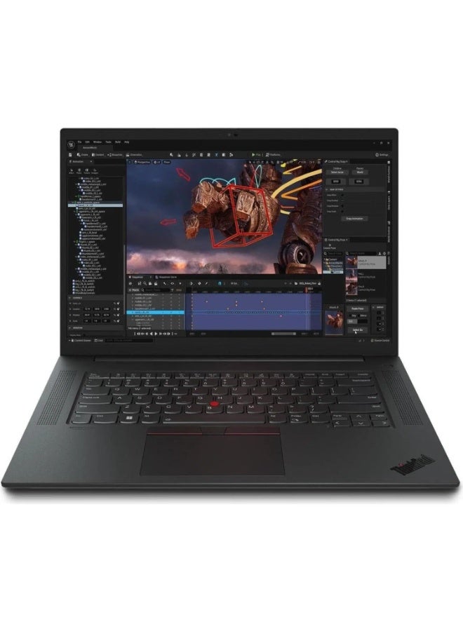 Lenovo (Upgraded Version) ThinkPad P1 Gen 6 21FWS07U00 Mobile Workstation 13th Gen Intel Core i9-13900H vPro, 16″ WQXGA, 32GB RAM, 512GB SSD, NVIDIA RTX 5000 Ada 16GB, Win 11 Pro English Black English Black - Image 1