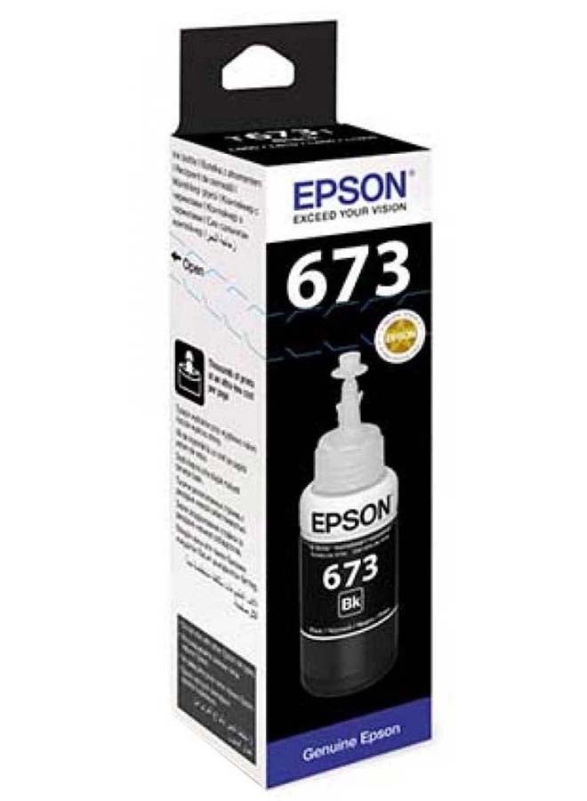 EPSON FREE UNIT - Buy 4 and get 5 Epson Eco Tank 673 Ink Bottle - BLACK black - Image 2