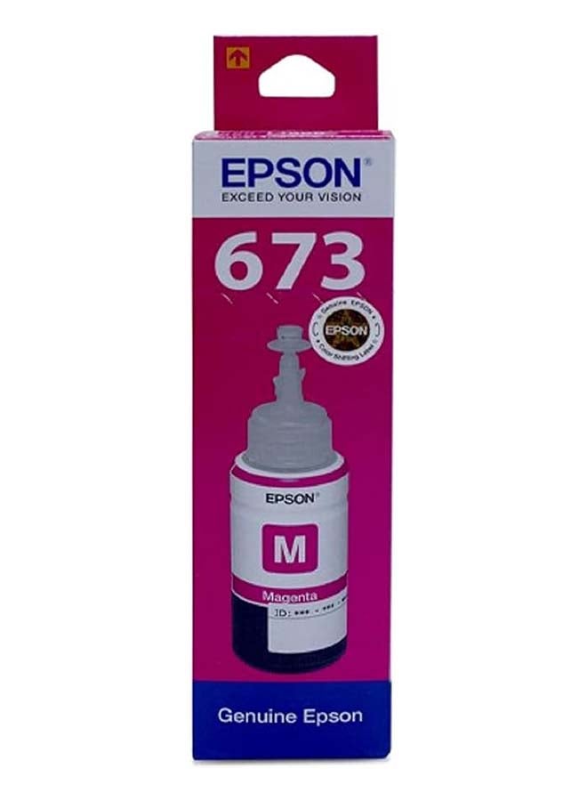 EPSON FREE UNIT - Buy 4 and get 5 Epson Eco Tank 673 Ink Bottle - MAGENTA Magenta - Image 2