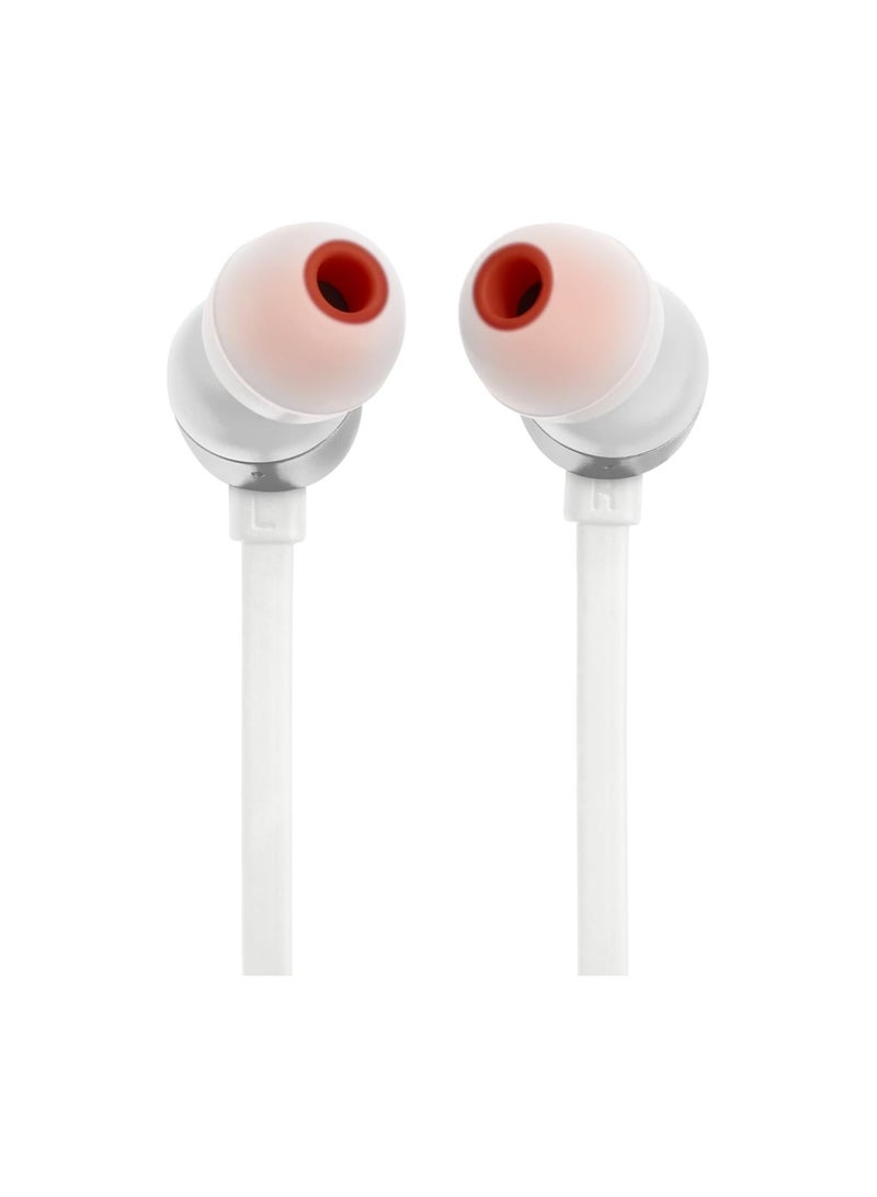 JBL 310C High-Resolution USB-C Wired Earphones - White - Image 2