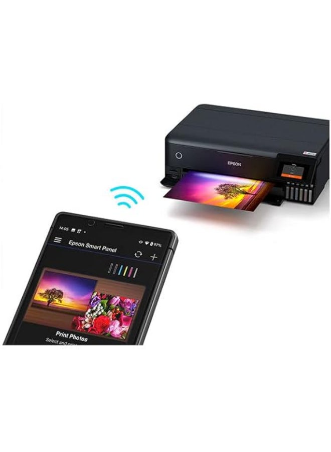 EPSON EcoTank L8180 Multifunction A3+ InkTank Photo Printer black - Image 2