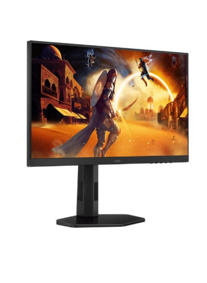 اي او سي شاشة الألعاب AOC 24G4HX بحجم 23.8 بوصة، دقة Full HD 1920x1080، HDR10، نوع لوحة IPS السريعة، معدل تحديث 200Hz، زمن استجابة 0.3ms، تقنية التزامن التكيفية، تدعم 120Hz على PS5 و Slim / Xbox Series X/S، قاعدة قابلة للتعديل في الارتفاع، مكبرات صوت مدمجة - Image 2