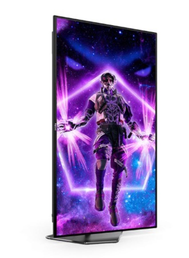 اي او سي شاشة الألعاب AOC AG276QSD AGON Pro مقاس 26.5 بوصة 2K QHD 2560x1440، DisplayHDR True Black 400، نوع اللوحة QD-OLED، معدل تحديث 360Hz، زمن استجابة 0.03ms، تقنية التزامن التكيفية، منفذ HDMI 2.1، تأثيرات ضوئية، تدعم 2k 120Hz على PS5 و Slim / Xbox X Series، قاعدة قابلة للتعديل في الارتفاع، مكبرات صوت مدمجة - Image 5