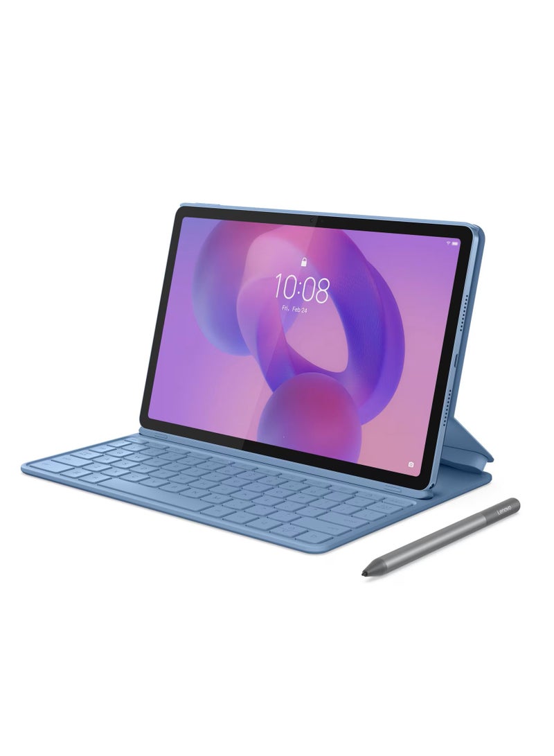 Lenovo Idea Tab Single SIM Polar Blue 8GB 128GB 5G with Keyboard Case and Pen - Middle East Version - Image 1