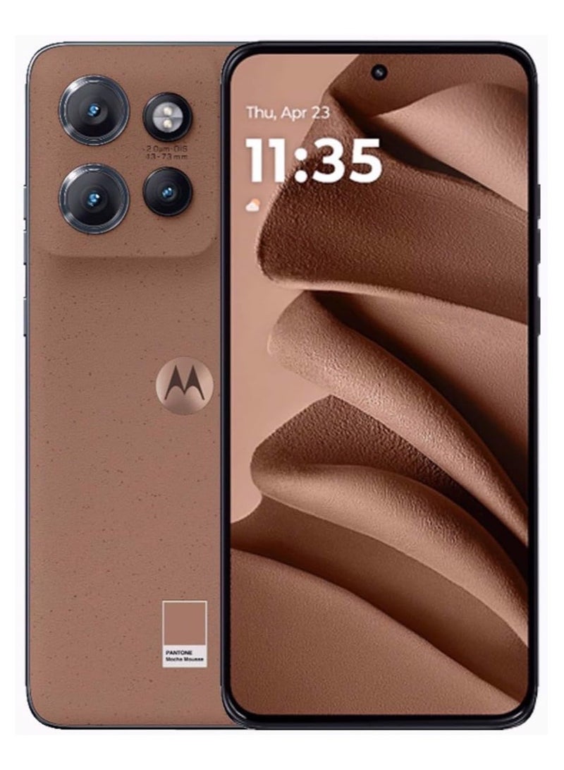 Motorola Edge 50 Neo 5G Single+ esim 8GB RAM 256GB ROM  Pantone Mocha Mousse - International Version - Image 1