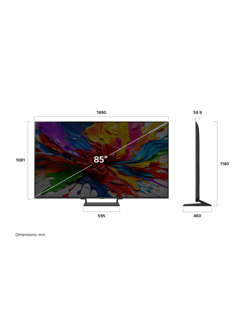 LG 65 inch QNED evo AI QNED93 MiniLED 4K 144Hz VRR Smart TV AI Magic Remote webOS25 2025 65QNED93A6A Black - Image 5