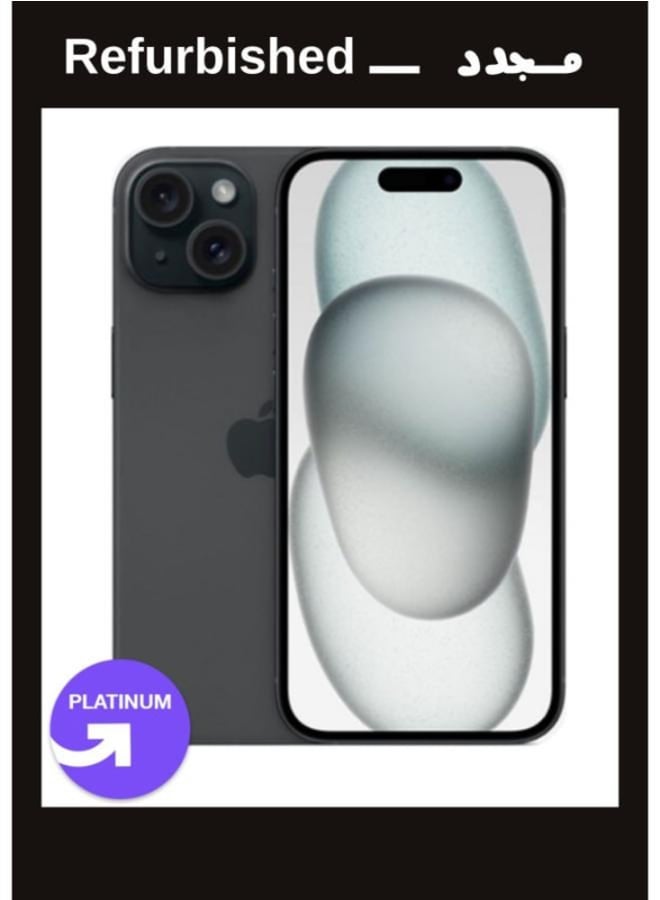 Apple IPhone 15 128GB 6R Single Black , Local Warranty | Platinum Grade | UPGRADE Refurbished