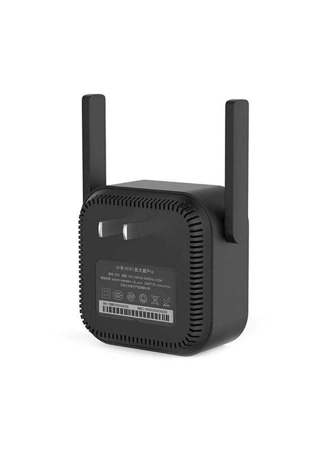 شاومي Renewed - Mi Wi-Fi Range Extender Pro Wifi Repeater, Network Expander/ 2 External Antenna/ Up to 300Mbps / Up to 16 devices Connectivity / Plug & Play black - Image 2