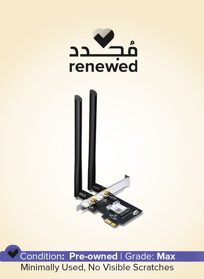 TP-LINK Renewed - Wi-Fi tooth 4.2 PCIe Adapter black - Image 1