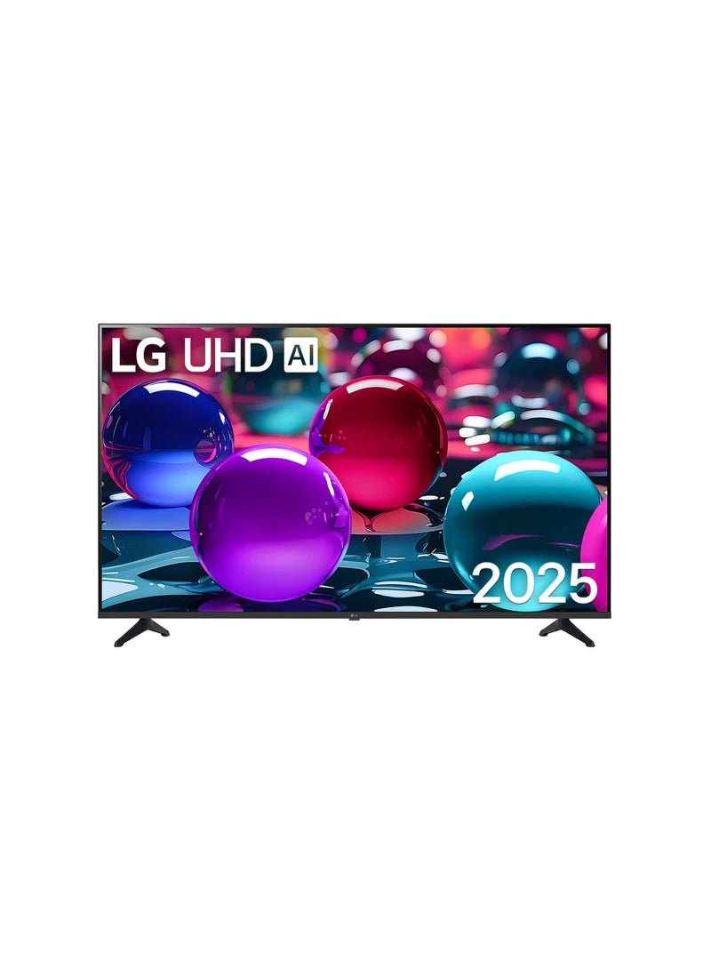 إل جي 50 inch UHD AI UA73 4K Smart TV AI HDR10 webOS25 2025 50UA73006LA Black - Image 2