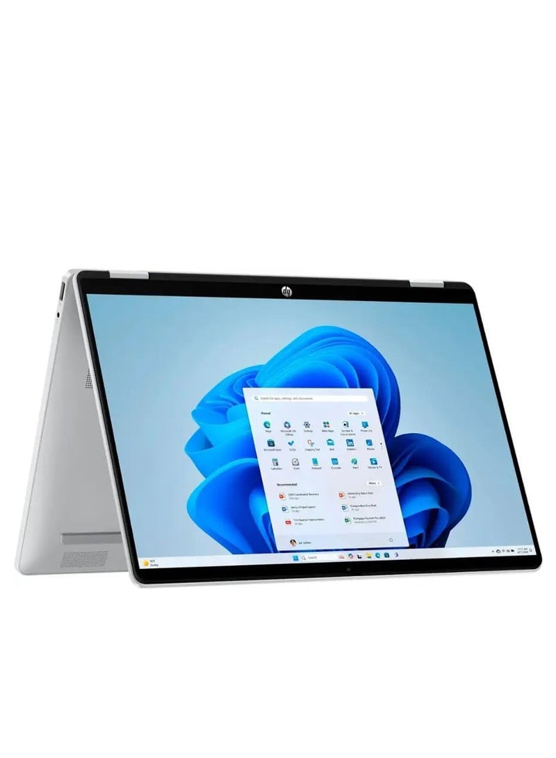 HP OmniBook 5 Flip Personal Laptop With 14-Inch WUXGA Display, Core 5 120U Processor/8GB RAM/1TB SSD/Intel Arc Graphics/Windows 11 Home with Consumix Mousepad silver - Image 4