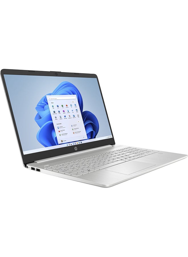 HP 15-dy4013dx (Upgraded Version) Laptop With 15.6-Inch Display, Core i5 1155G7 Processor/12GB RAM/256GB SSD/Intel Iris XE Graphics/Windows 11 Home English/Arabic Natural Silver - Image 2