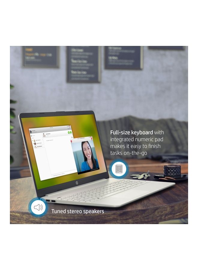 HP 15-dy2791wm (Upgraded Version) Laptop With 15.6-Inch HD Display, Core i3-1115G4 Processor/16GB RAM/512GB SSD/Intel UHD Graphics/Windows 10 English/Arabic Silver - Image 3