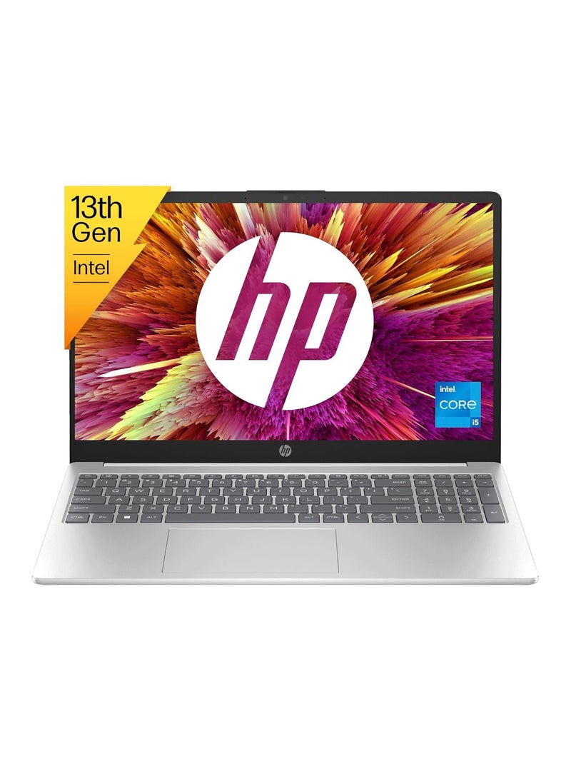 HP 2023 Newest 15s Series 15.6" Notebook, FHD (1920 x 1080), Intel Core -1335U Deca-core i5, 16 GB DDR4Â RAM, 1 TBÂ NVME SSD, Thin & Light, WindowsÂ 11 English/Arabic Silver - Image 1