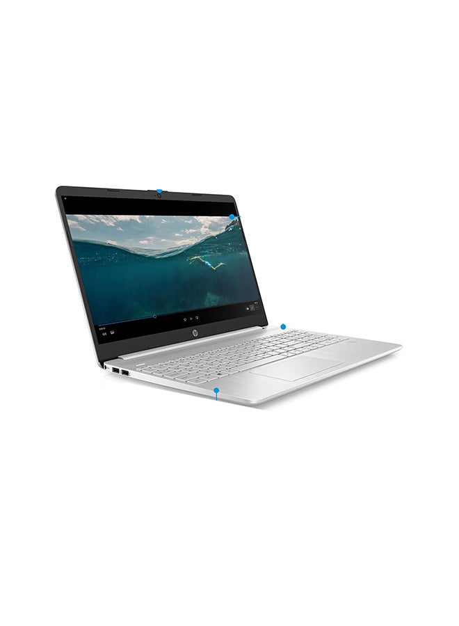 HP 15-DY1018 (Upgraded Version) Laptop With 15.6-Inch Full HD Display, Core i5 Processer/12GB RAM/512GB SSD/Intel UHD Graphics/Windows 10 /International Version English/Arabic Nature Silver - Image 1