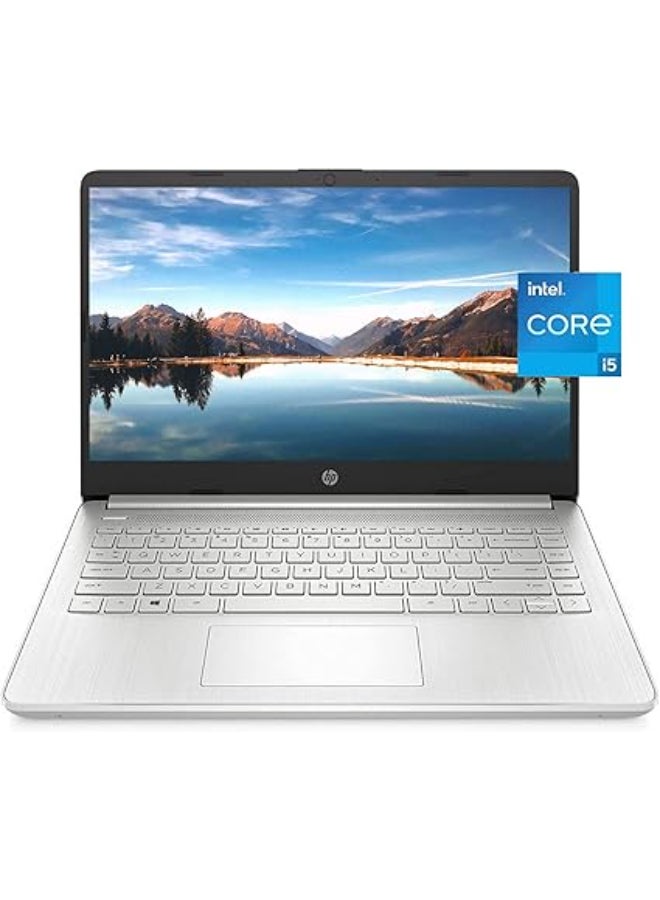 HP (Upgraded Version) Laptop With 14-Inch Display, Intel Core i5-1135G7 Processor/16GB RAM/1TB SSD/Intel Iris XE Graphics/Windows 11 Home w/GM Accessories English/Arabic Silver - Image 1