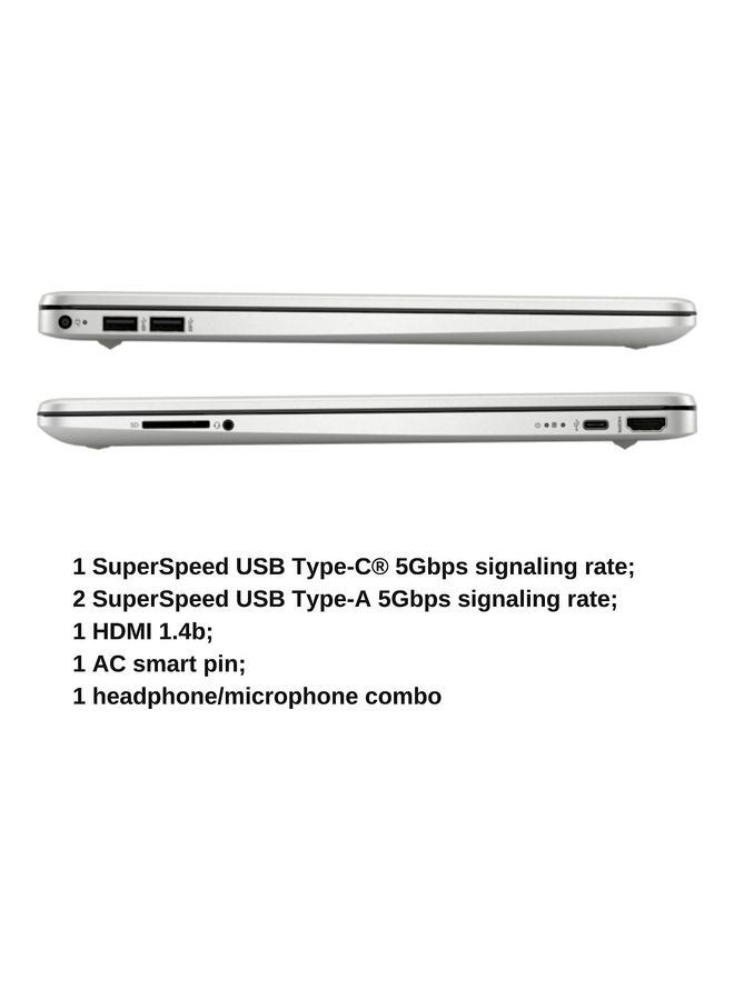 HP 15 (Upgraded Version) Laptop With 15.6-Inch Display, Core i5-1135G7 Processor/16GB RAM/1TB SSD/Intel Iris XE Graphics/Windows 11 English/Arabic Silver - Image 5