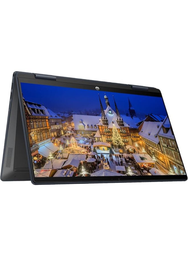 HP 14-ek0013dx Laptop With 14-Inch Display, Core i3-1215U Processor/8GB RAM/512GB SSD/Intel Iris XE Graphics/Windows 11 English/Arabic Blue - Image 3