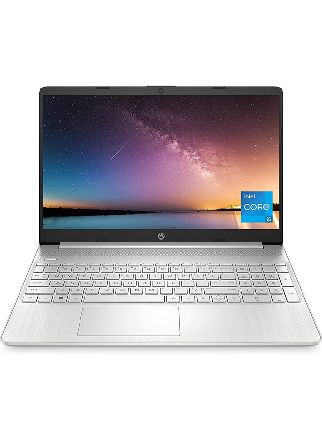 HP 15 DY 2024nr (Upgraded Version) Laptop With 15.6-Inch Display, Core i5-1135G7 Processer/8GB RAM/256GB SSD/Intel UHD Graphics English/Arabic Silver - Image 1