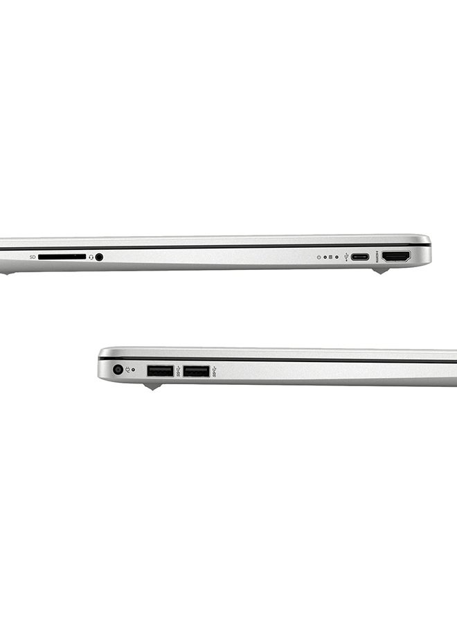 HP 15-dy2021nr (Upgraded Version) Laptop With 15.6-Inch Full HD Display, Core i5-1135G7 Processor/8GB RAM/256GB SSD/Intel Iris Xe Graphics/Windows 10 Home /International Version English/Arabic Natural Silver - Image 4