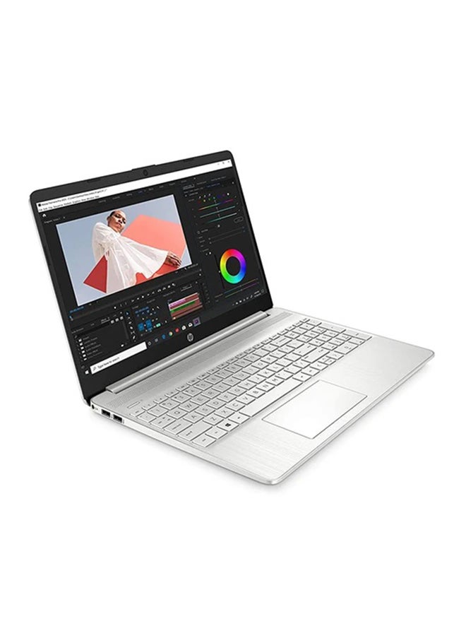 HP 15-dy2021nr (Upgraded Version) Laptop With 15.6-Inch Full HD Display, Core i5-1135G7 Processor/8GB RAM/256GB SSD/Intel Iris Xe Graphics/Windows 10 Home /International Version English/Arabic Natural Silver - Image 2