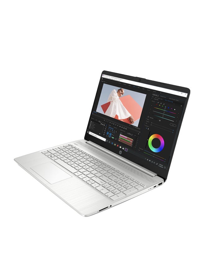 HP 15-dy2021nr (Upgraded Version) Laptop With 15.6-Inch Full HD Display, Core i5-1135G7 Processor/8GB RAM/256GB SSD/Intel Iris Xe Graphics/Windows 10 Home /International Version English/Arabic Natural Silver - Image 3