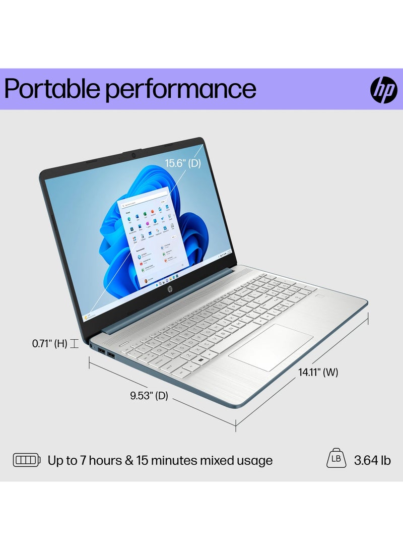 HP 2025 Newest 15 Business Laptop With 15.6-Inch FHD Display, Intel Core i7-1165G7 Processor/32GB DDR4 RAM/1TB NVMe SSD/Intel Iris Xe Graphics/Windows 11 English/Arabic Silverblue (Upgraded Version) - Image 4
