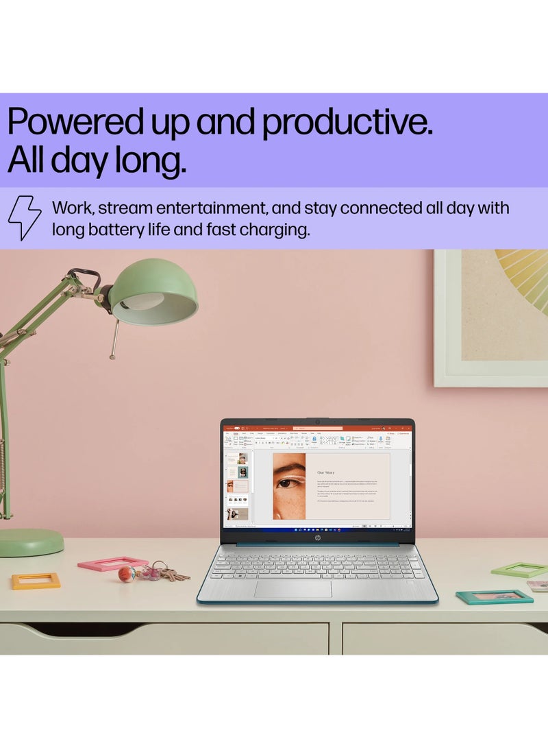 HP 2025 Newest 15 Business Laptop With 15.6-Inch FHD Display, Intel Core i7-1165G7 Processor/32GB DDR4 RAM/1TB NVMe SSD/Intel Iris Xe Graphics/Windows 11 English/Arabic Silverblue (Upgraded Version) - Image 5