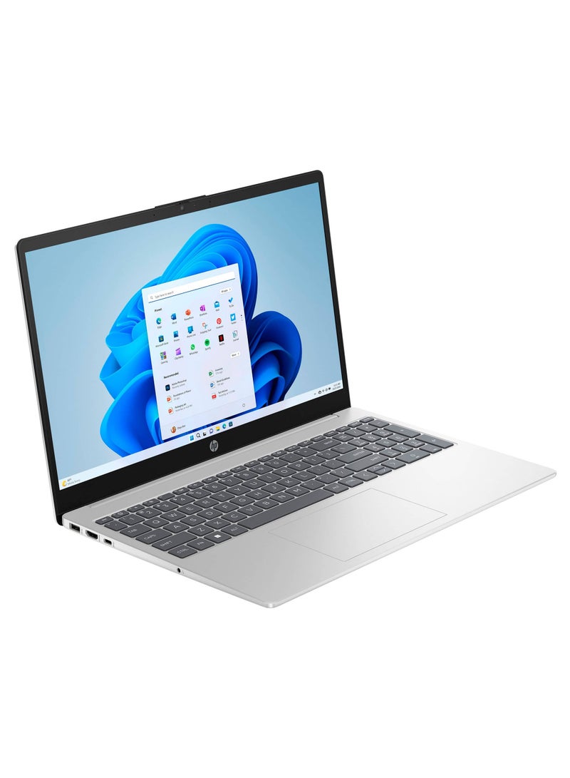 HP 15-FD0005DX (Upgraded Version) Laptop With 15.6-Inch Touchscreen Display, Core i5-1235U Processor/16GB RAM/1TB SSD/Intel Iris XE Graphics/Windows 11 Home S English/Arabic Silver - Image 2