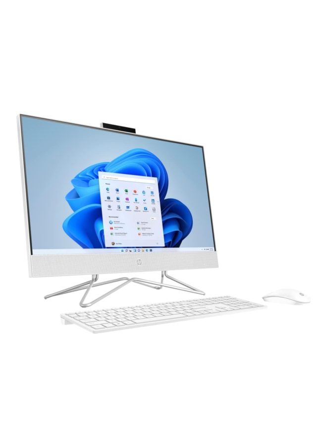 HP 2022 Newest All-In-One Desktop 23.8-Inch Display, Core i5-1255U Processor/8GB RAM/512GB SSD/Intel Iris Xe Graphics/Windows 11 English Snow White English/Arabic Snow White - Image 3