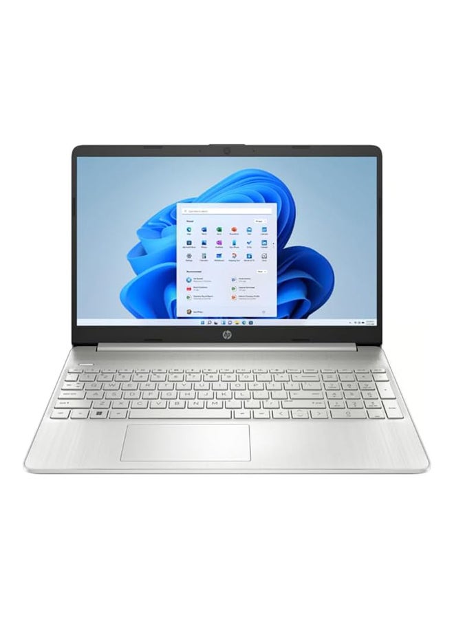 HP 15S-FQ5141NE (Upgraded Version) Laptop With 15.6-Inch Display, Core i3-1215U/4GB RAM/256GB SSD/Intel UHD Graphics/Windows 11 English/Arabic Natural silver - Image 4
