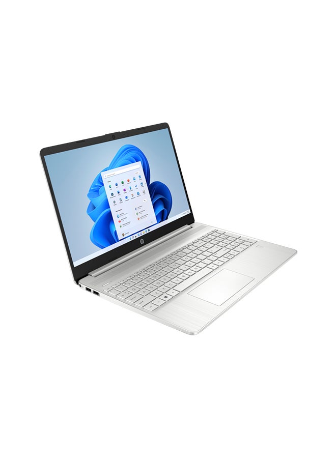 HP 15-dy5131wm (Upgraded Version) Laptop With 15.6-Inch FHD Display, Core i3-1215U Processor/8GB RAM/256GB SSD/Intel UHD Graphics/Windows 11 English/Arabic Natural Silver - Image 3