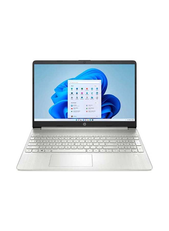 HP 15-DY2093E (Upgraded Version) Laptop With 15.6 Inch Full HD Display, Core i5-1135G7 Processor/8GB RAM/256GB SSD/Intel Iris Xe Graphics/Windows 10 Home /International Version English/Arabic Natural Silver - Image 1