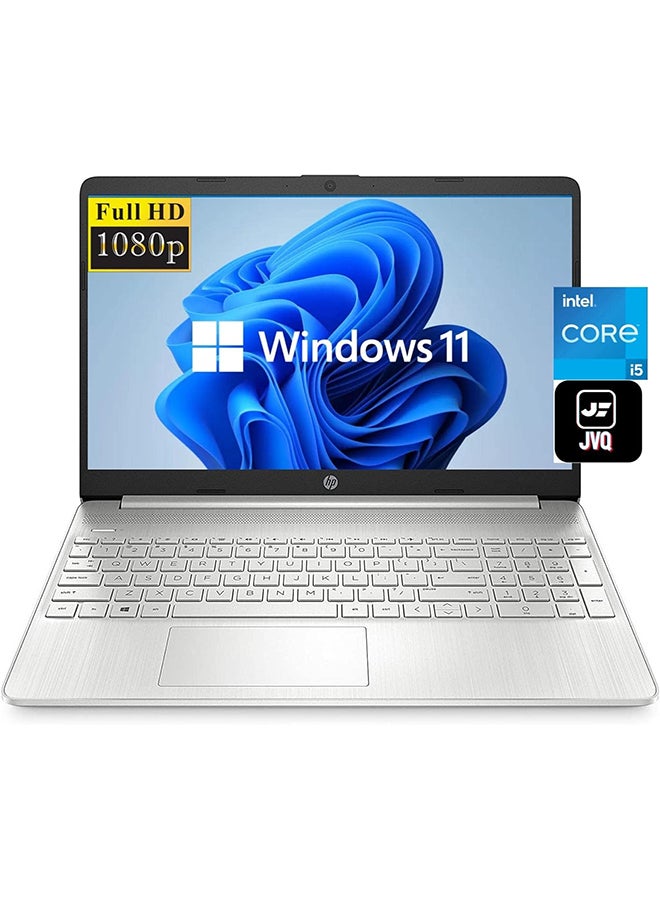 HP 2022 Newest 15.6-Inch FHD Display, Core i5-1135G7 Processor/16GB RAM/1TB SSD/Intel Iris XE Graphics/Windows 11 English/Arabic Silver - Image 2