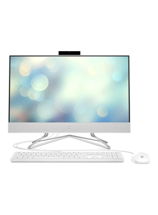 HP 24-df1032ny All-In-One 24-Inch Desktop, Core i5-1135G7 Processor/8GB RAM/512GB SSD/Intel Iris Xe Graphics/Windows 11 + Business Headset v2 English/Arabic Snow White - Image 2
