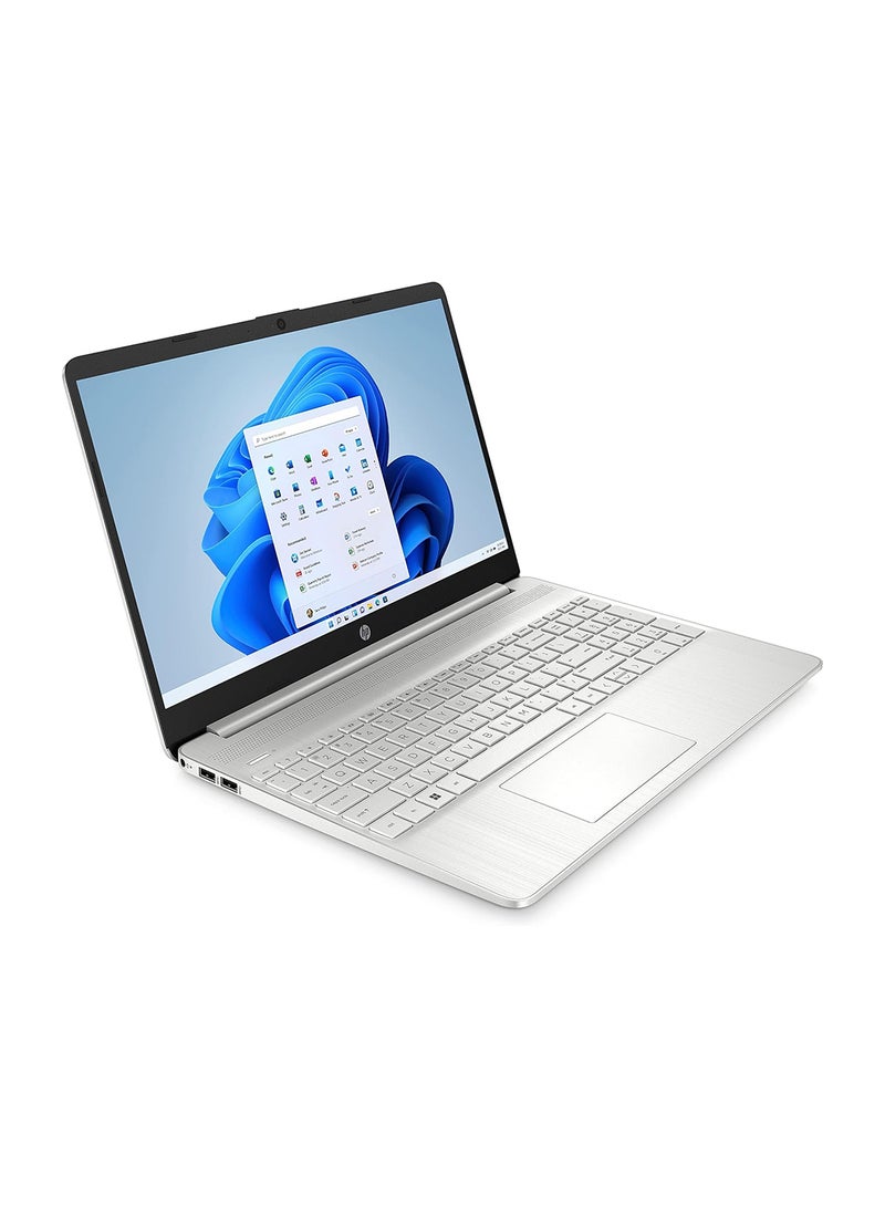 HP 15s fq5059ne (Upgraded Version) Laptop With 15.6-Inch Display, Core i3-1215U Processor/8GB RAM/256GB SSD/Intel UHD Graphics/Windows 11 Home English/Arabic Silver - Image 2