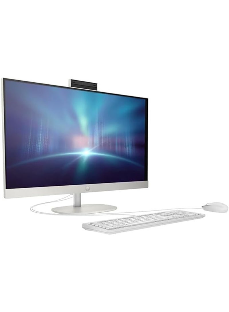 HP 24-CR0121NH AIO With 23.8-Inch Display, Core-i5-1335U Processor/16GB RAM/512GB SSD/Intel Iris XE Graphics/Windows 11 Pro English/Arabic White - Image 2