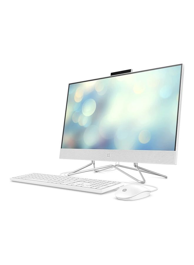 HP 24-df1370 All-in-One 24 inch Desktop, Core i5 1135G7 Processor/8GB RAM/512GB SSD/Intel Iris XE Graphics/Windows 11 Home English/Arabic Snow White - Image 2