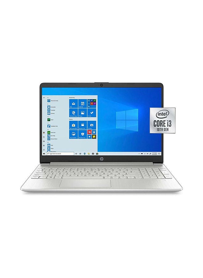 HP 14-DQ1077wm (Upgraded Version) Laptop With 14-Inch HD Display, Core i3-1005G1 Processer/8GB RAM/256GB SSD/Intel UHD Graphics/Windows 10S /International Version English/Arabic silver - Image 2