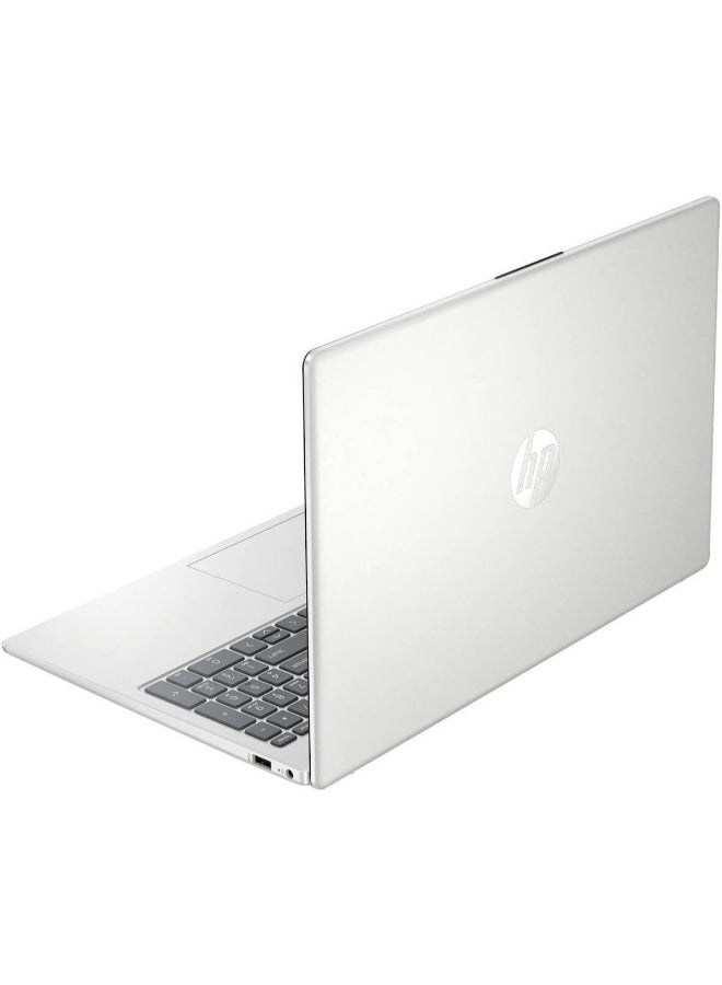 HP 15-fd0095wm Laptop With 15.6-Inch Full HD Display, Core i5-1235U Processor/64GB RAM/2TB SSD/Intel Iris Xe Graphics/Windows 11 Home English/Arabic Natural Silver - Image 4