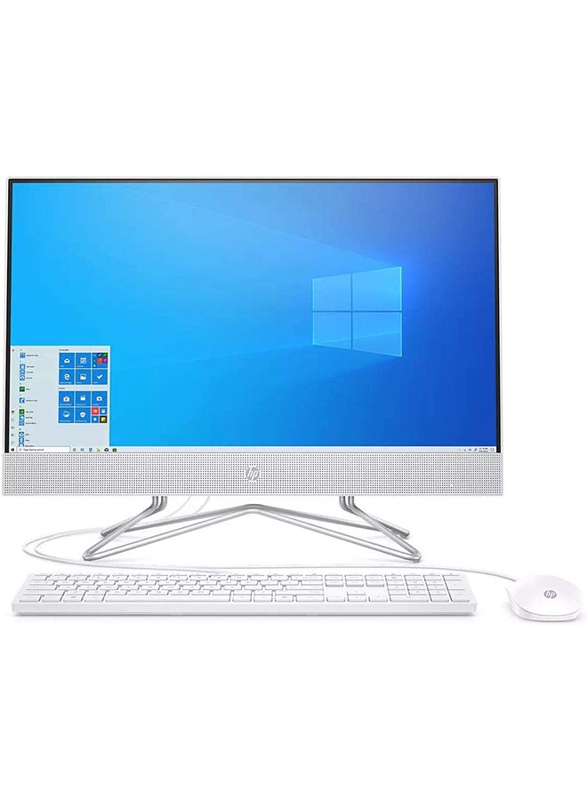HP (Upgraded Version) 27-DP1086QE AIO Desktop With 27-Inch FHD Touch Display, Core i7-1165G7 Processer/16GB RAM/ 512GB SSD + 1TB HDD/Intel Iris Xe Graphics / English/Arabic Silver - Image 1