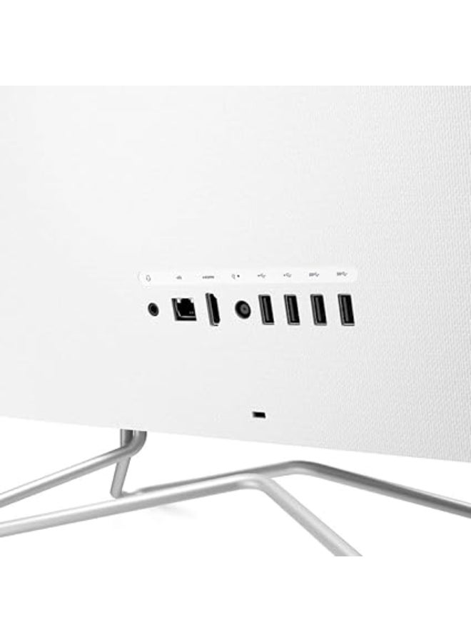 HP (Upgraded Version) 27-DP1086QE AIO Desktop With 27-Inch FHD Touch Display, Core i7-1165G7 Processer/16GB RAM/ 512GB SSD + 1TB HDD/Intel Iris Xe Graphics / English/Arabic Silver - Image 5