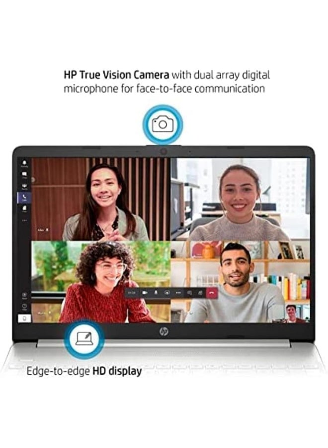 HP 2022 Newest Laptop With 15.6-Inch Display, Intel Core i5-1135G7 Processor/32GB RAM/2TB SSD/Intel Iris XE Graphics/Windows 11 English/Arabic Silver - Image 2