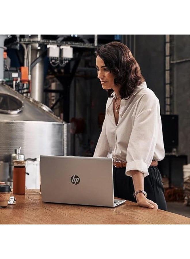HP ProBook 450 G9 Business (Upgraded Version) Laptop With 15.6-Inch FHD Display, Core i5-1235U Processor/32GB RAM/1TB SSD/Intel Iris XE Graphics/Windows 11 Pro + Durlyfish English/Arabic Silver - Image 5