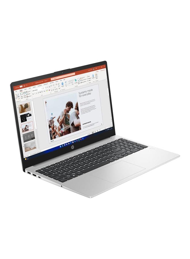 HP 250 G10 Laptop With 15.6-Inch Display, Core i5-1334U Processor/16GB RAM/512GB SSD/Intel Iris Xe Graphics/Windows 11 Pro English/Arabic Turbo Silver - Image 3