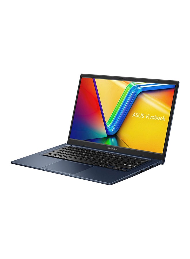 أسوس Vivobook 14 X1404ZA Slim (Upgraded Version) Laptop With 14-Inch FHD Display, Core i3-1215U Processor/8GB RAM/128GB SSD/Intel Iris Xe Graphics/Windows 11 Home English/Arabic Quiet Blue - Image 4