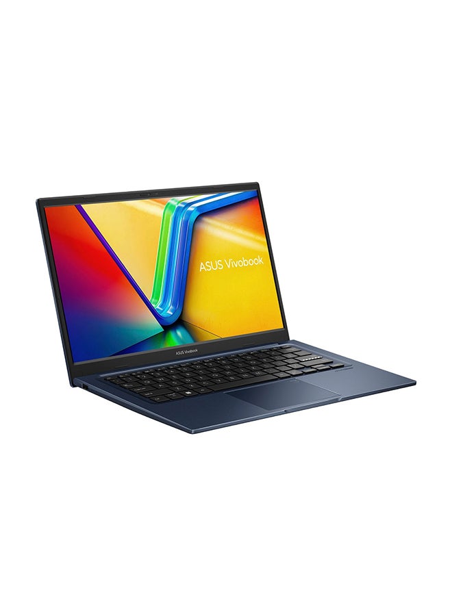 أسوس Vivobook 14 X1404ZA Slim (Upgraded Version) Laptop With 14-Inch FHD Display, Core i3-1215U Processor/8GB RAM/128GB SSD/Intel Iris Xe Graphics/Windows 11 Home English/Arabic Quiet Blue - Image 3